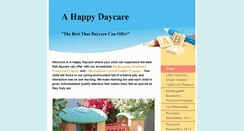 Desktop Screenshot of ahappydaycare.com